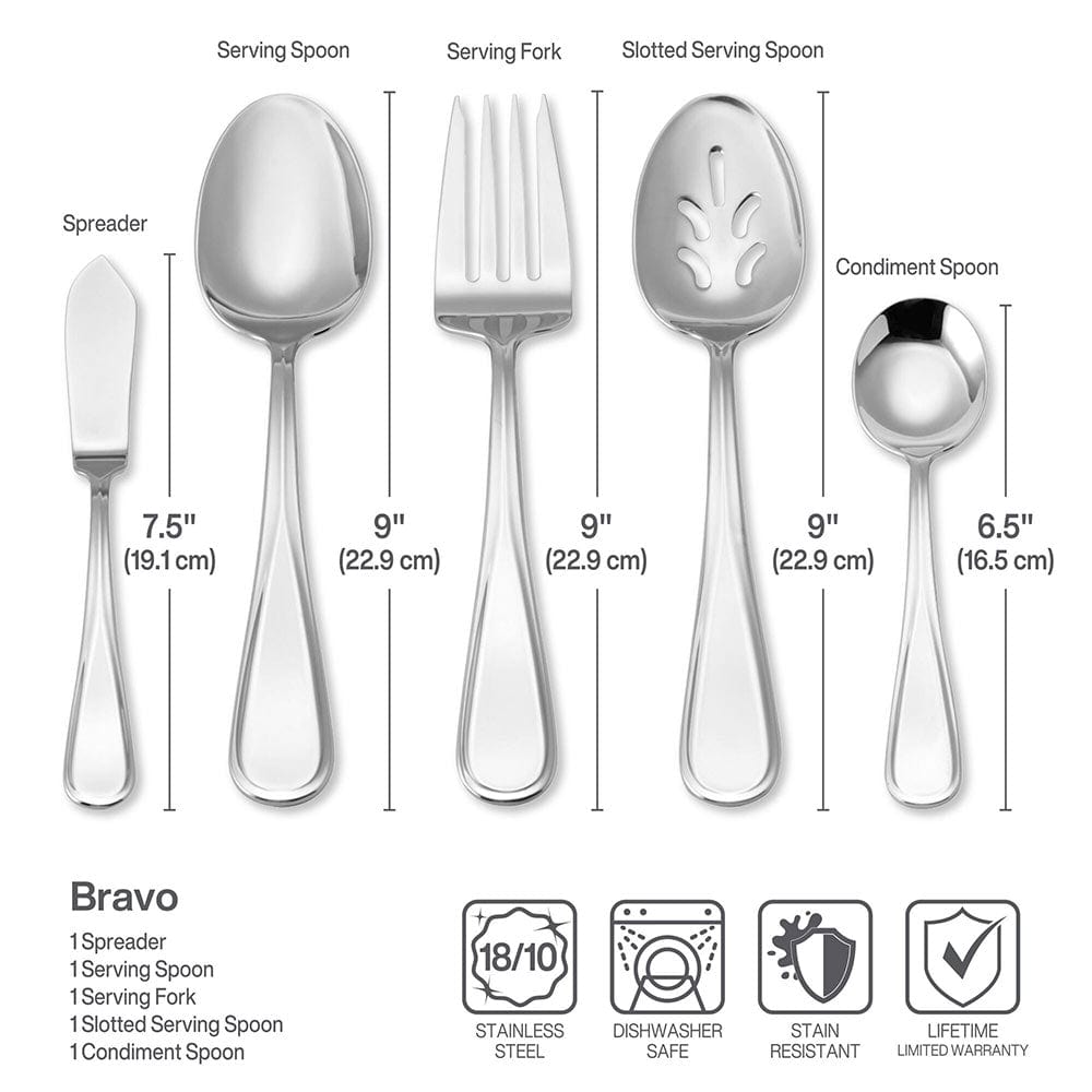 Bravo 101 Piece Flatware Set. Service for 12 - Image 9