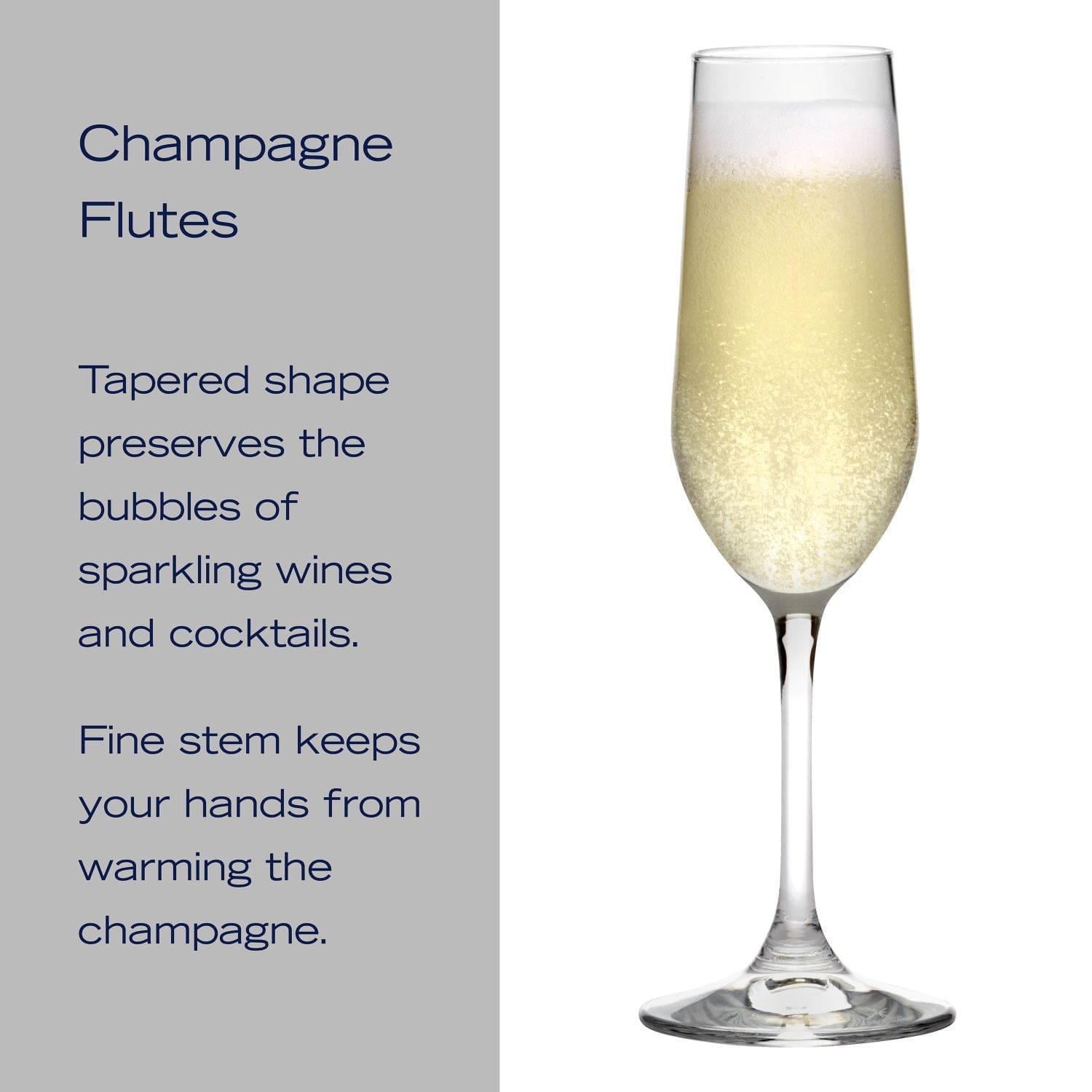 Napoli Set of 4 Flute Glasses - Image 3