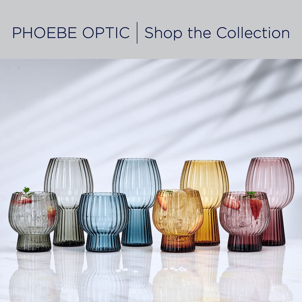 Phoebe Optic Smoke Set of 4 Goblet Beverage Glasses - Image 6