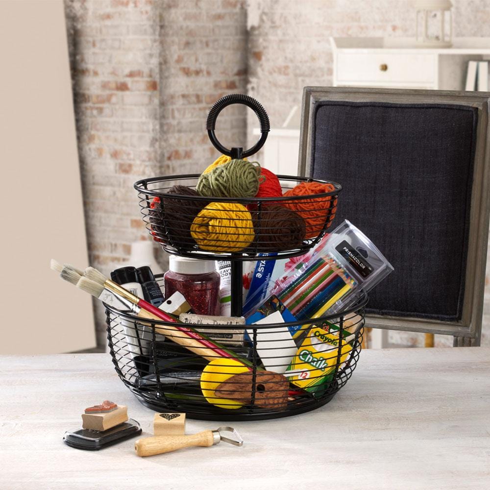3 Tier Round Wrap Basket - Image 3