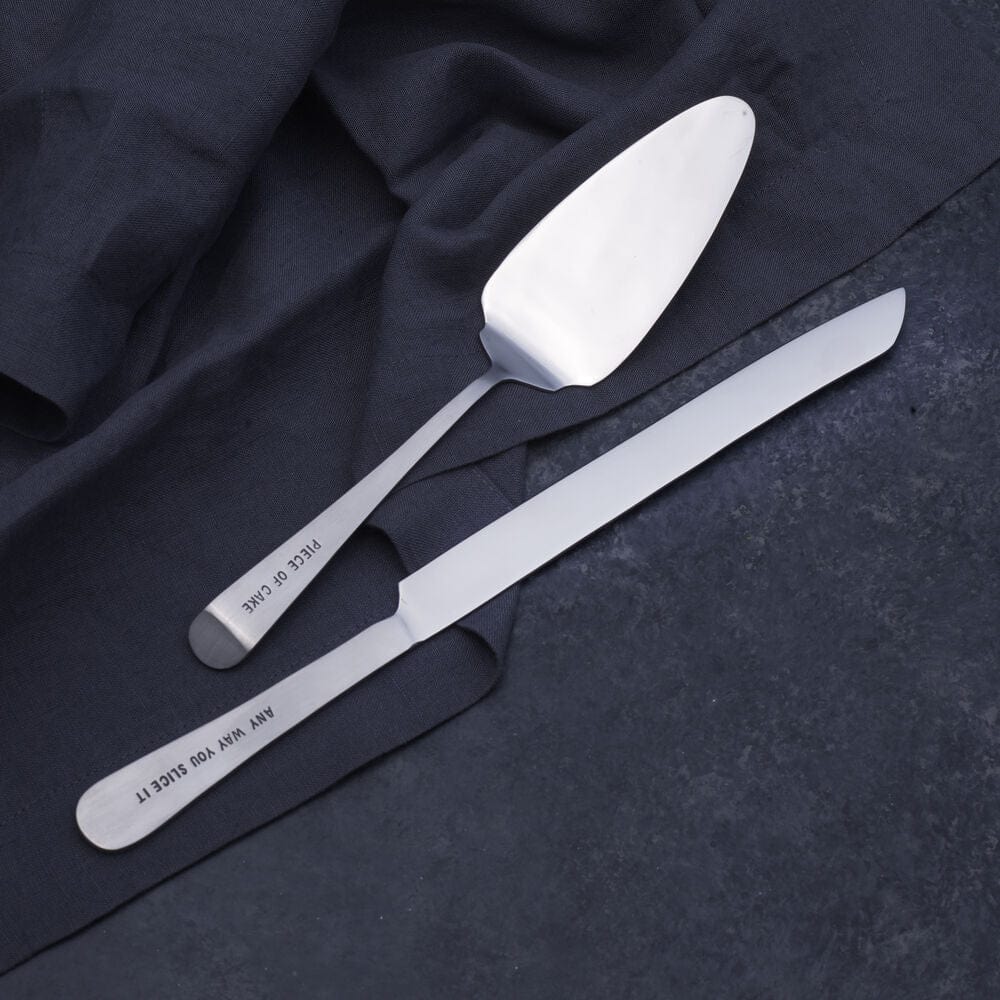 Cake Knife and Server Set - Image 2