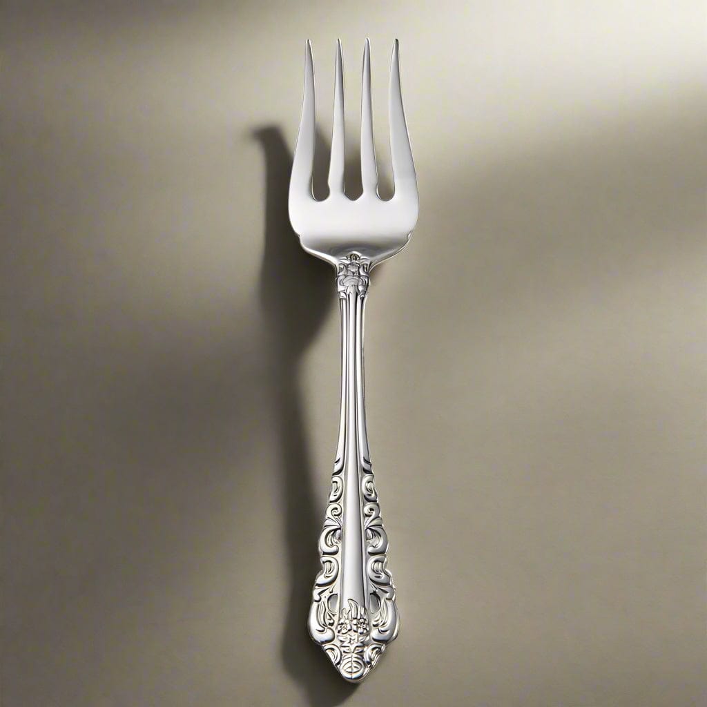 Antique Baroque Serving Fork - Image 2