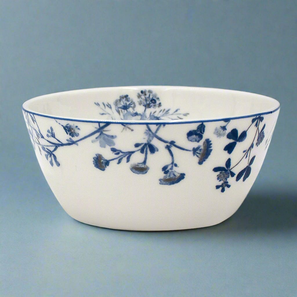 Wildflower Garden Blue Soup Cereal Bowl - Image 2