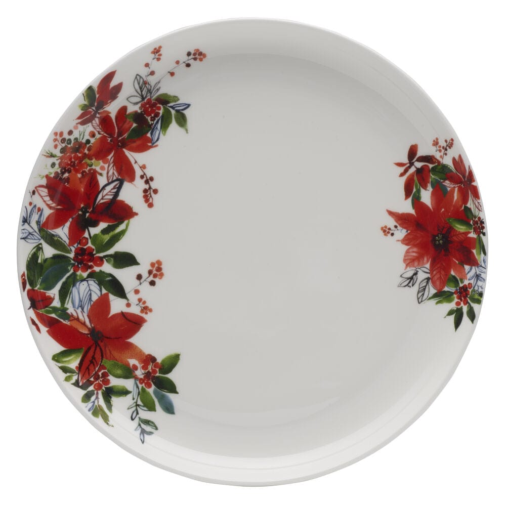 Winter Poinsettia 16 Piece Dinnerware Set. Service for 4 - Image 3