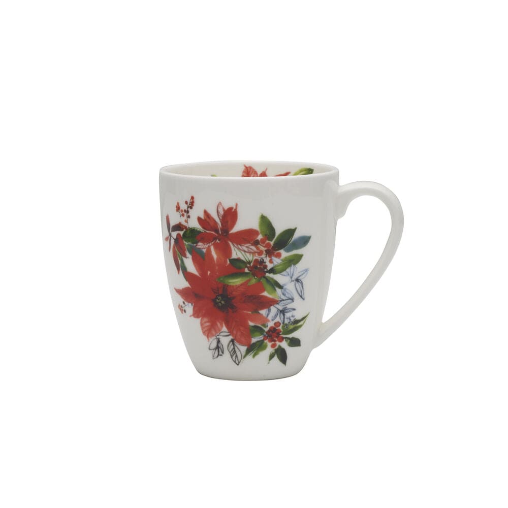 Winter Poinsettia 16 Piece Dinnerware Set. Service for 4 - Image 7