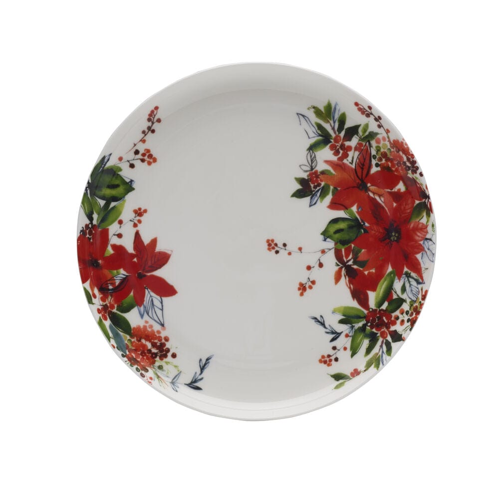 Winter Poinsettia 16 Piece Dinnerware Set. Service for 4 - Image 6
