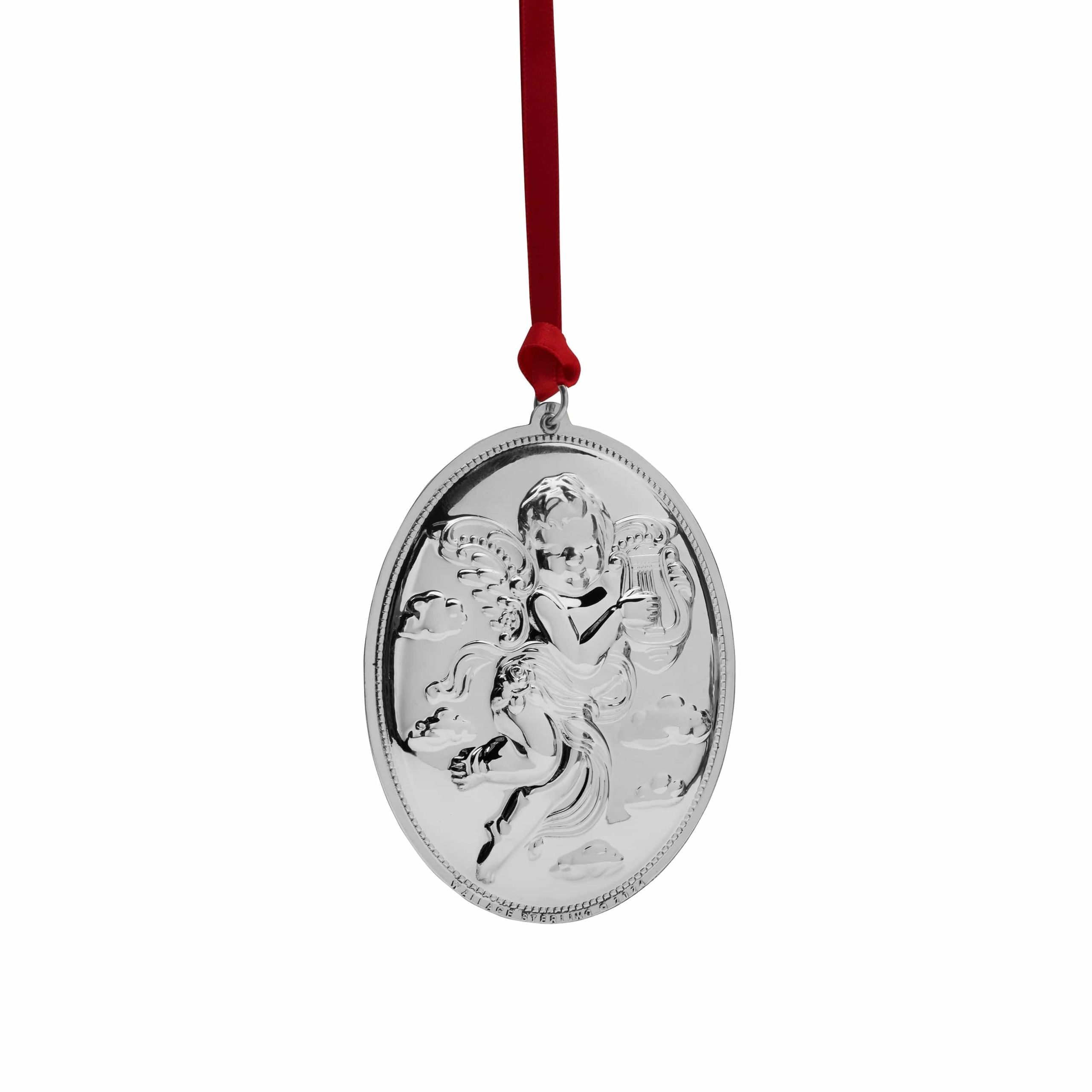 2024 Grande Baroque Sterling Angel Ornament 24th Edition - Image 4
