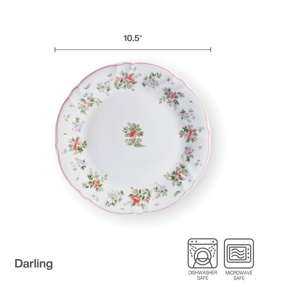 Darling Set of 4 Dinner Plates - Image 4
