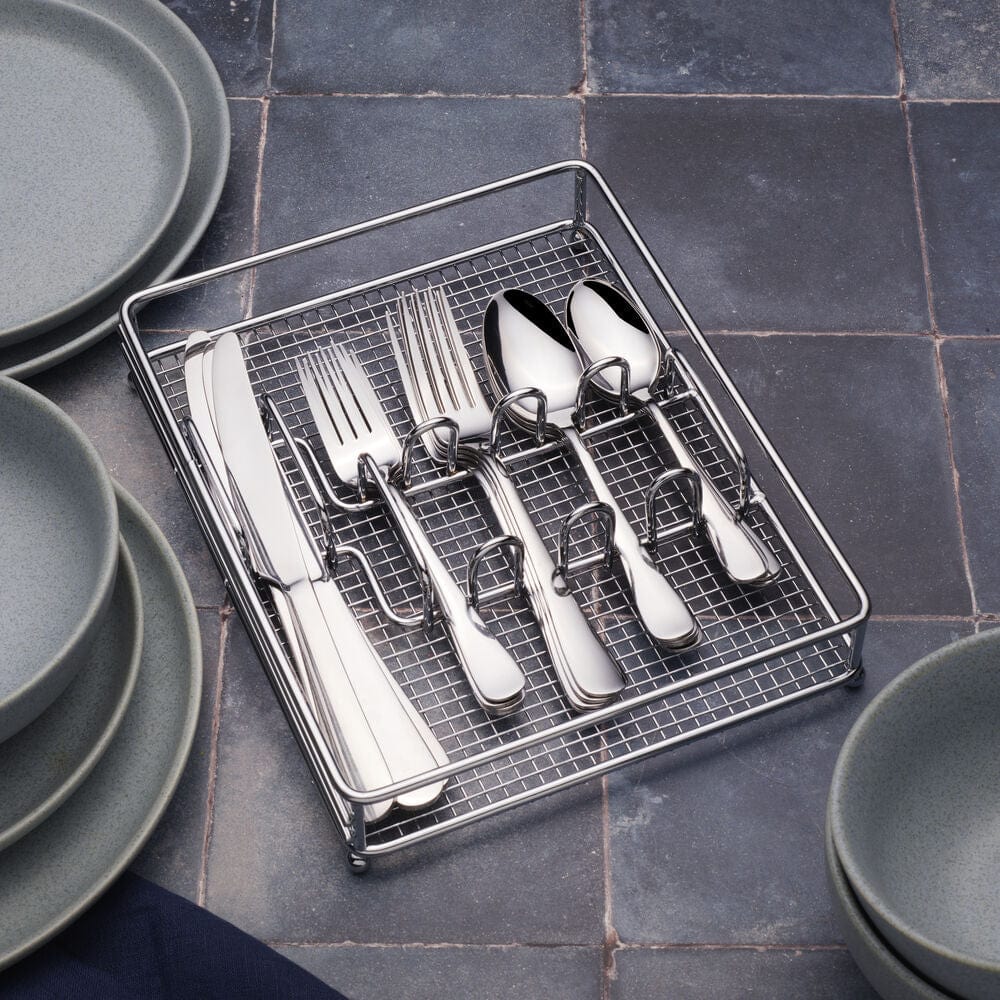 Symmetry 20 Piece Flatware Set with Caddy. Service for 4 - Image 2