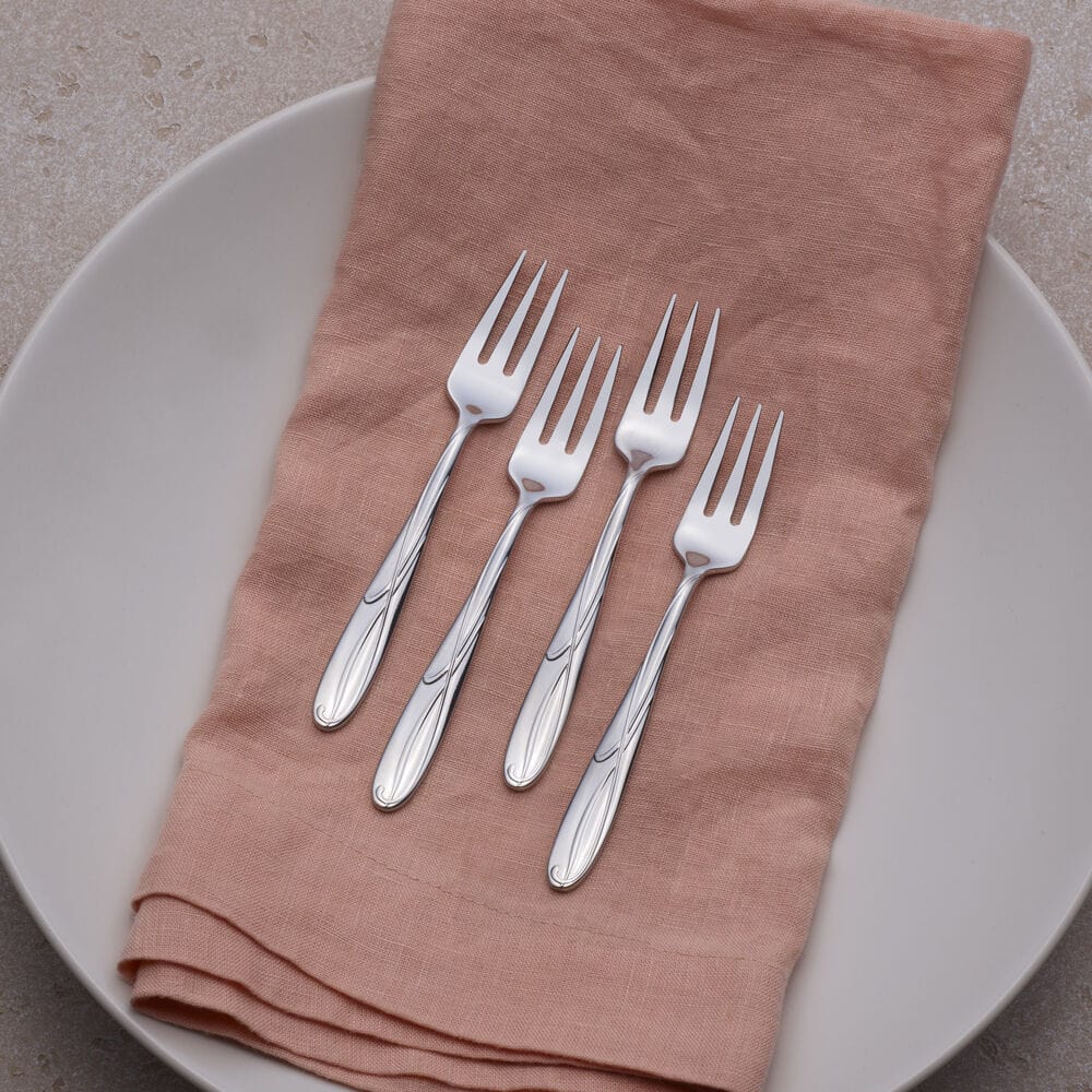 Cocoa Blossom Set of 4 Appetizer Forks - Image 2