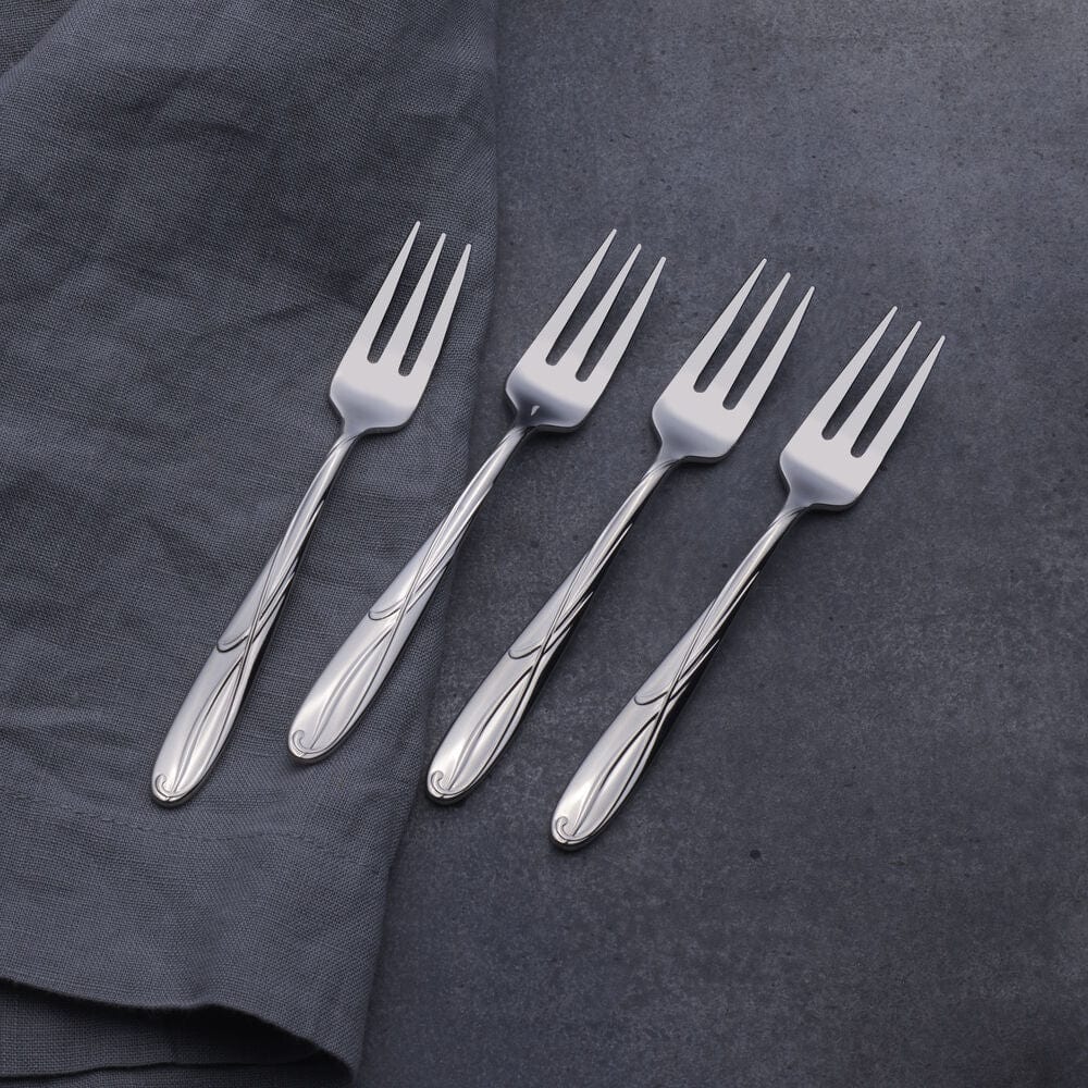 Cocoa Blossom Set of 4 Appetizer Forks - Image 4