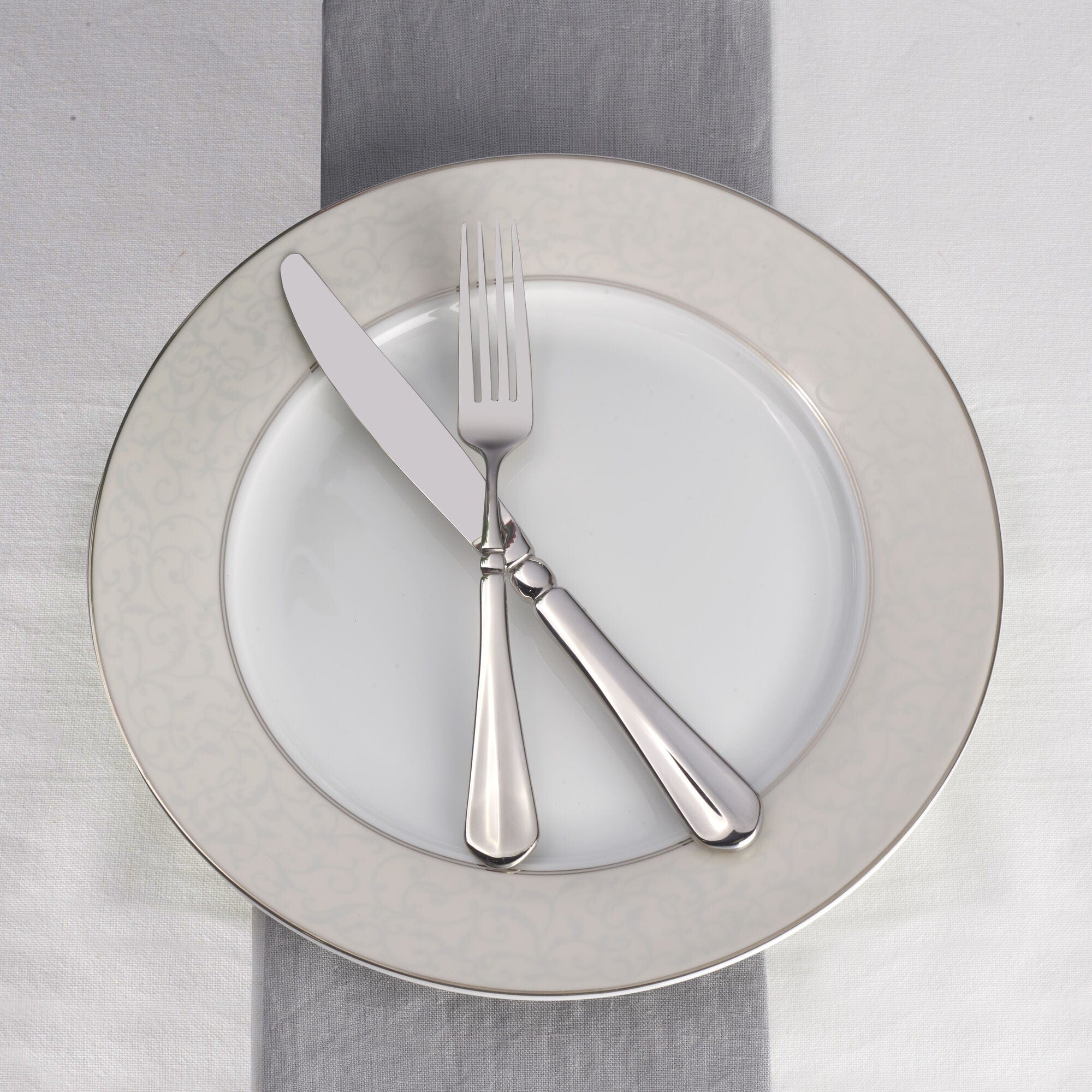 Parchment Set of 4 Dinner Plates - Image 2