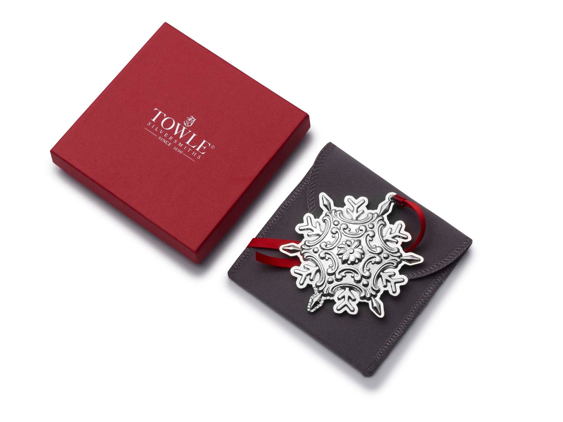 2025 Old Master Sterling Snowflake Ornament 36th Edition - Image 4