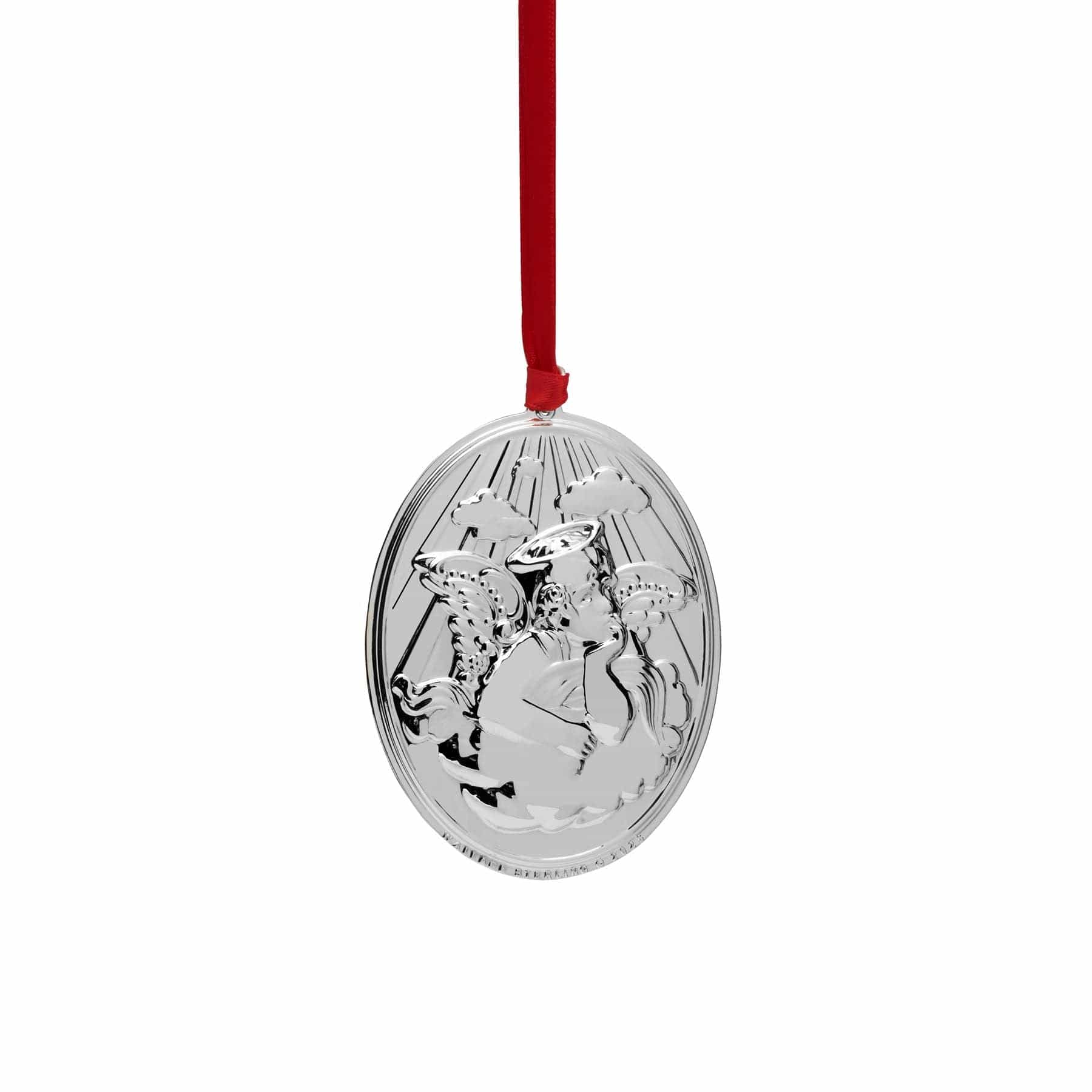 2025 Grande Baroque Sterling Angel Ornament 25th Edition - Image 4