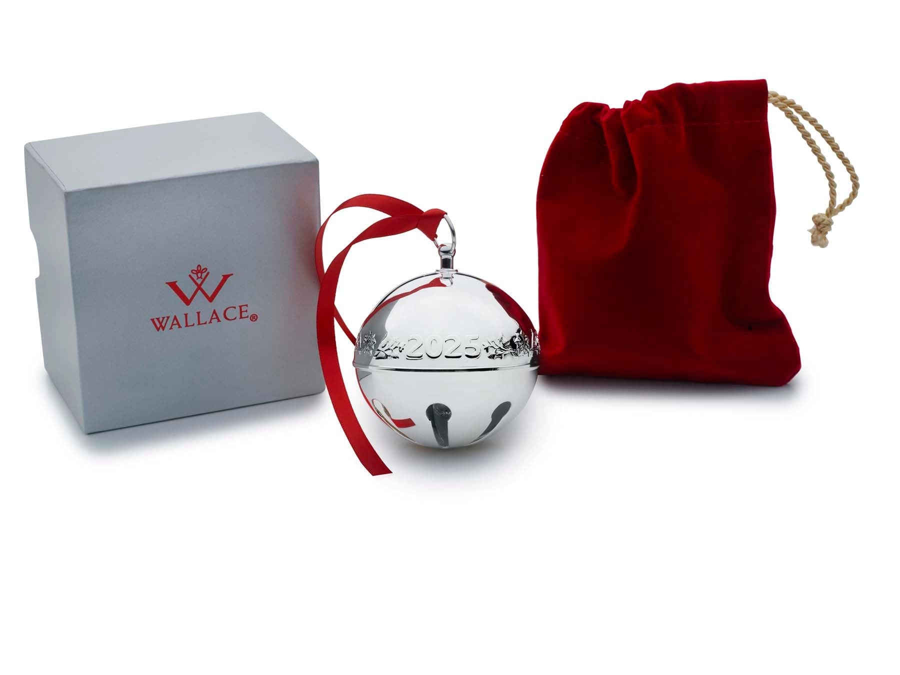 2025 Silver Plate Sleigh Bell Ornament 54th Edition - Image 5