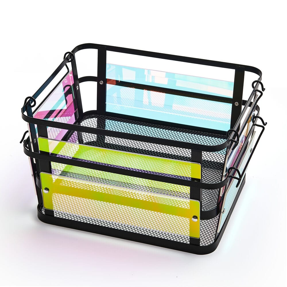 Ava Iridescent Stackable Storage Basket - Image 7