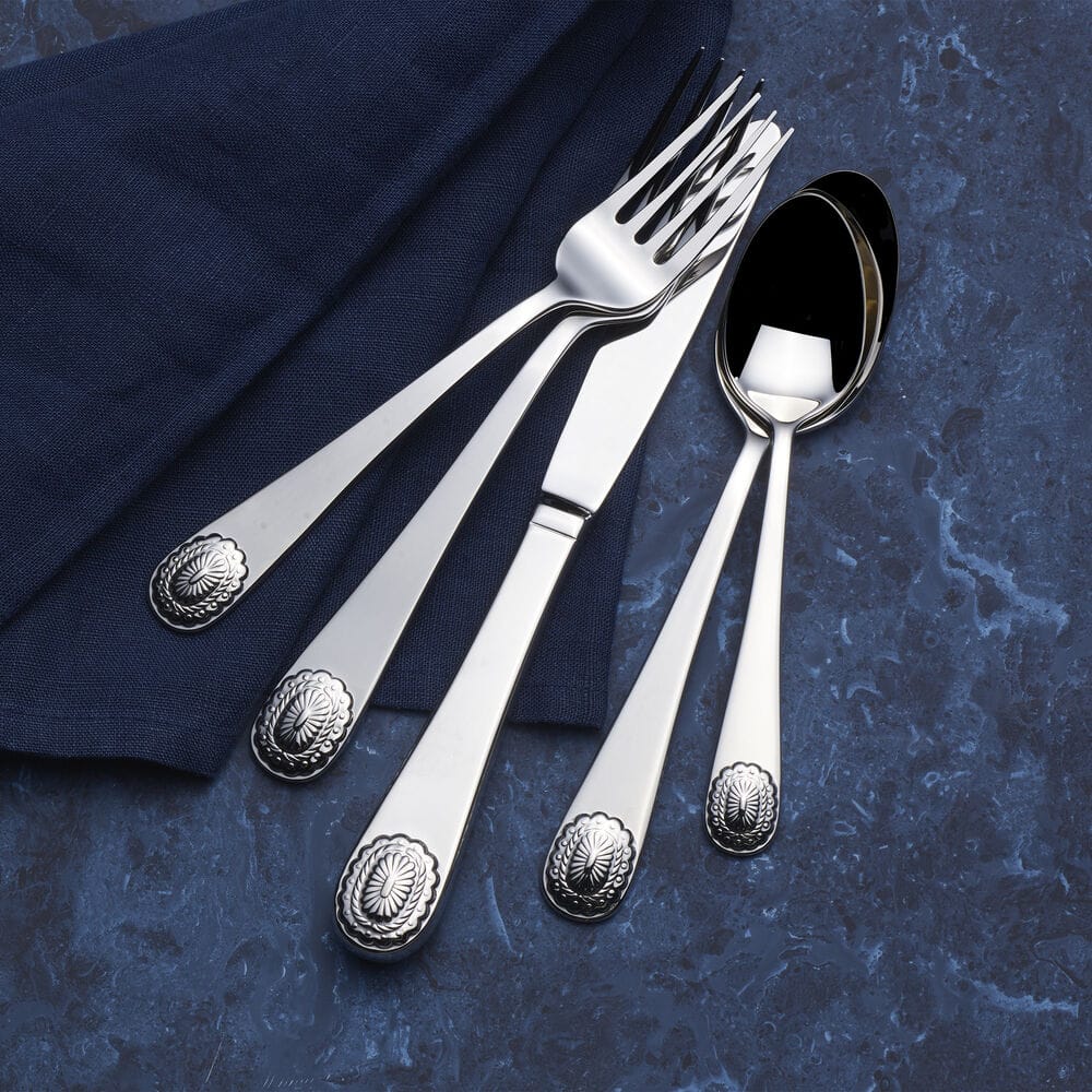 Concho 20 Piece Flatware Set. Service for 4 - Image 2