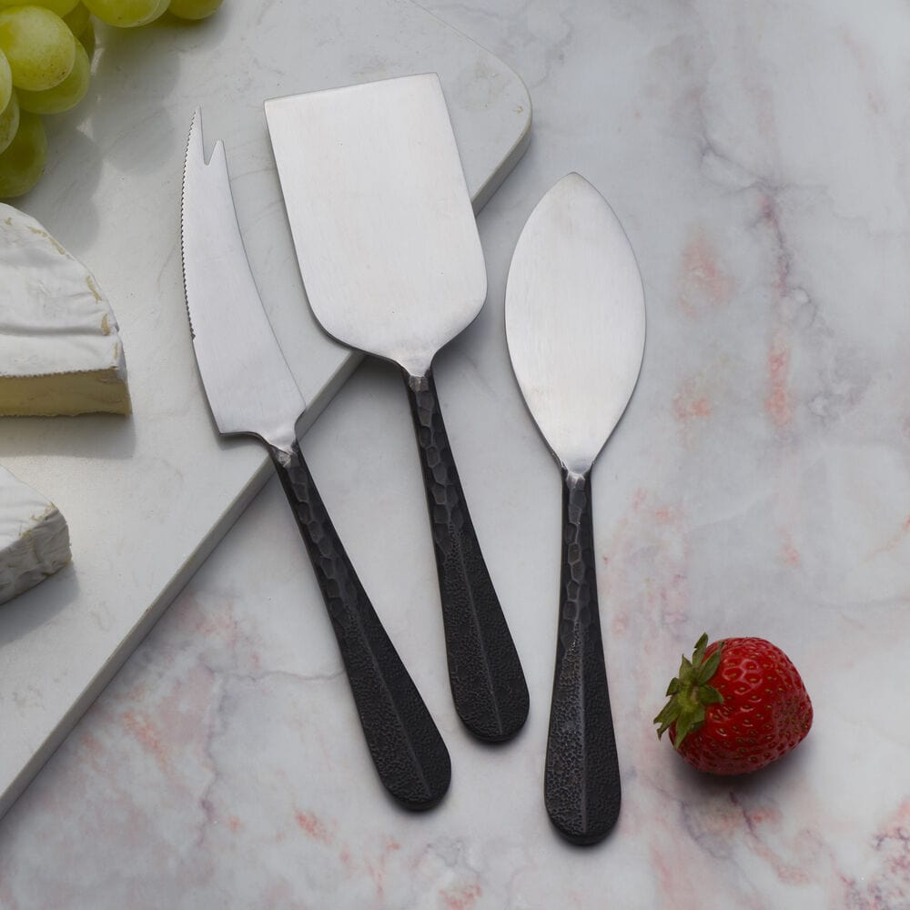 Sable Black 3 Piece Cheese Set - Image 4