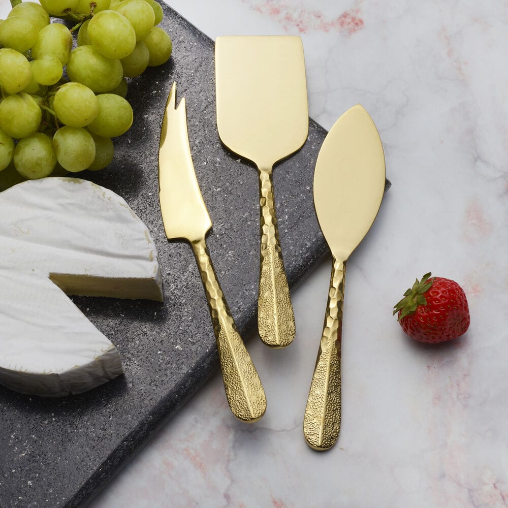 Sable Gold 3 Piece Cheese Set - Image 2