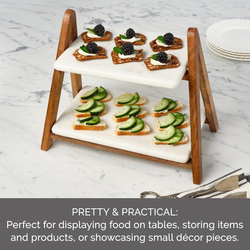 Luxor 2 Tier Serve Tray - Image 4