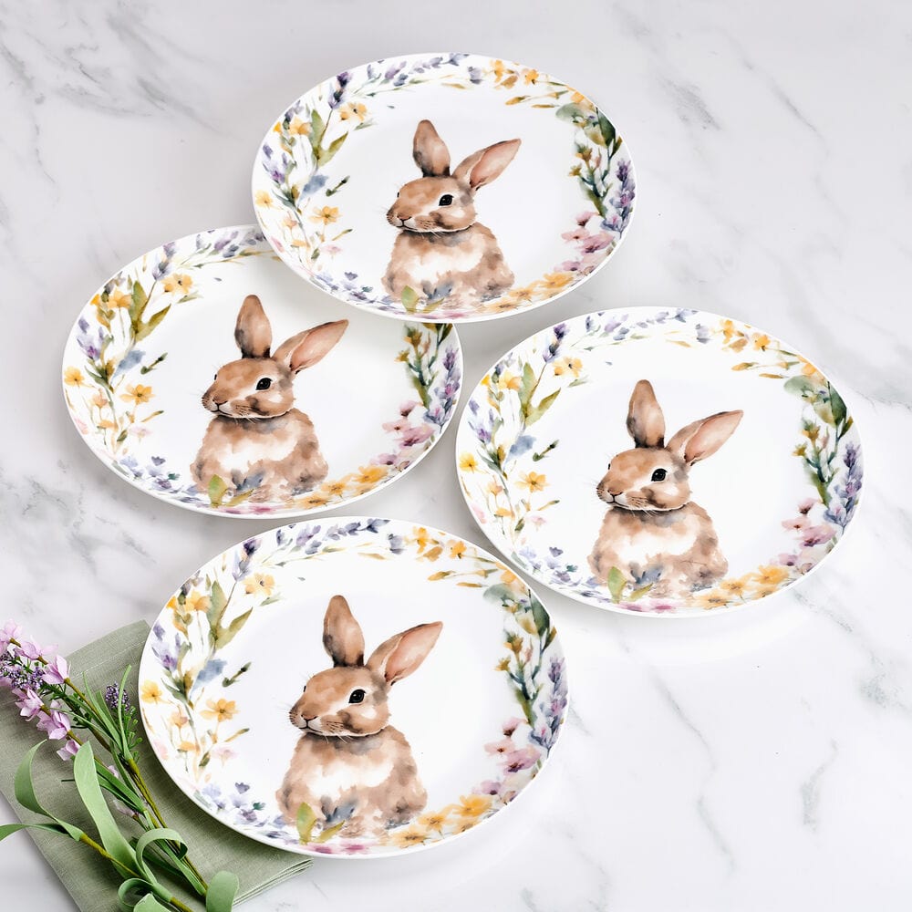 Easter Meadow Set of 4 Accent Salad Plates - Image 2