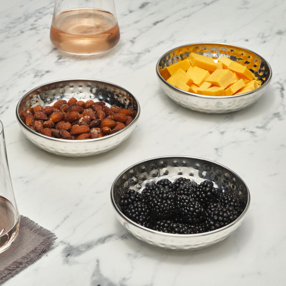 Radiance Hammered Set of 3 Bowls - Image 2