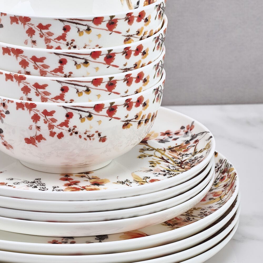 Wildflower Bliss 12 Piece Dinnerware Set. Service for 4 - Image 7