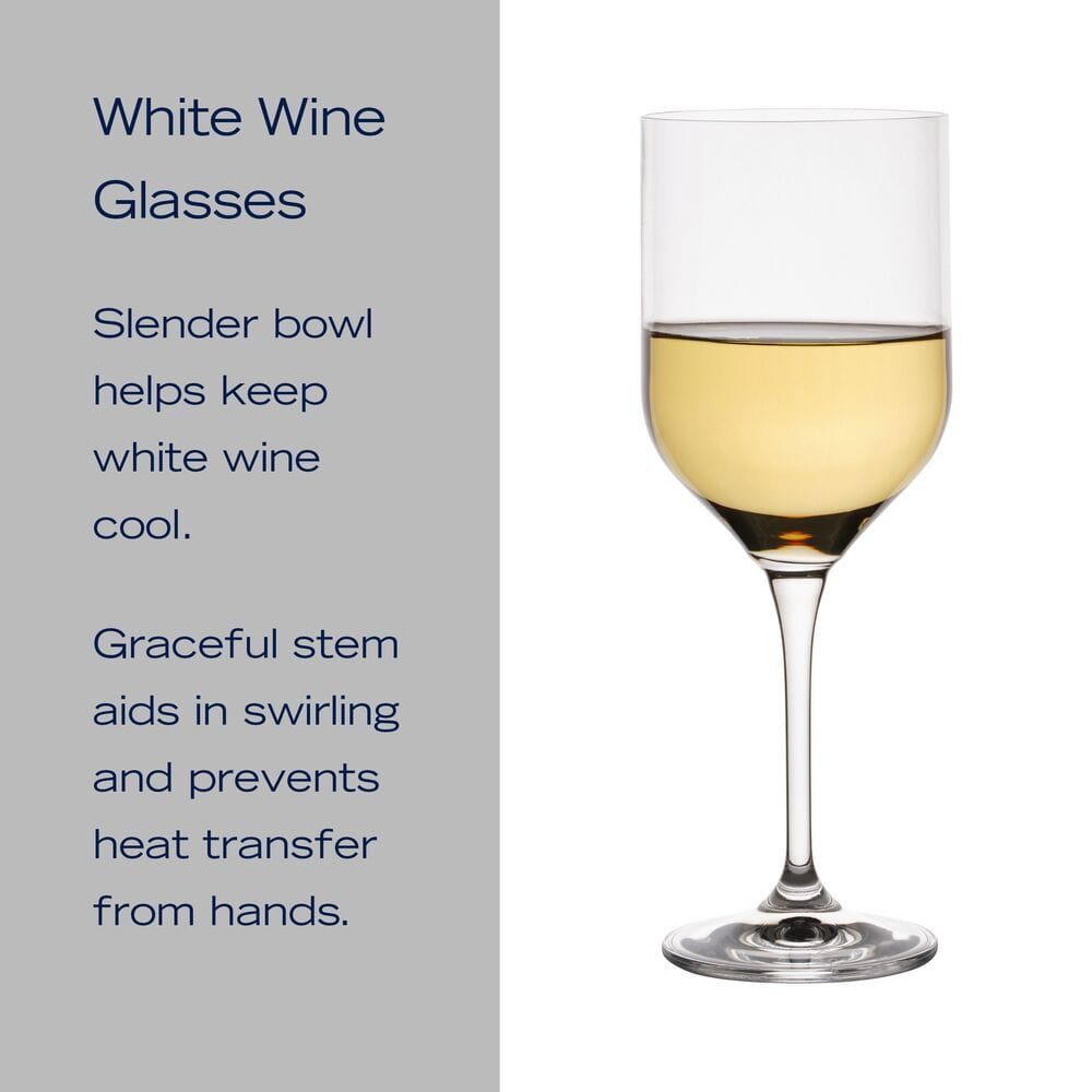 Upton Set of 4 White Wine Glasses - Image 5