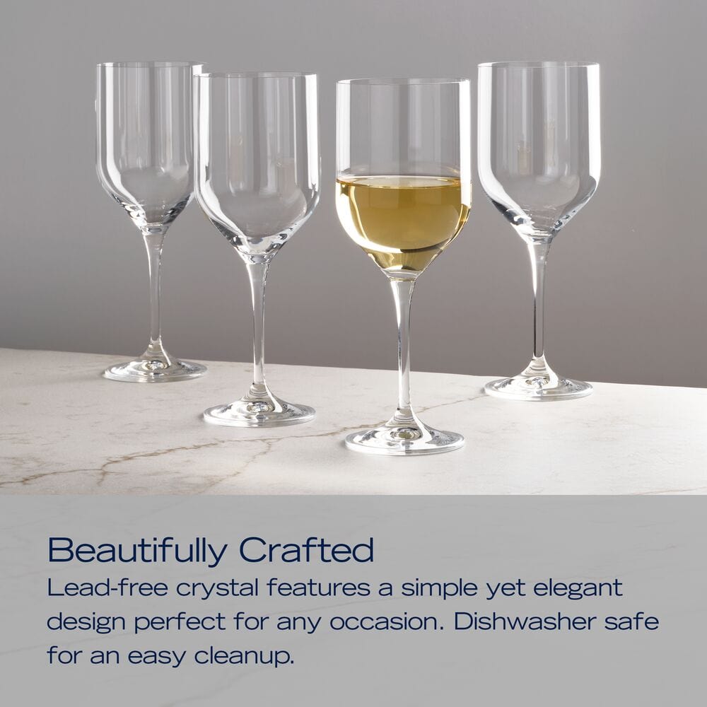 Upton Set of 4 White Wine Glasses - Image 4