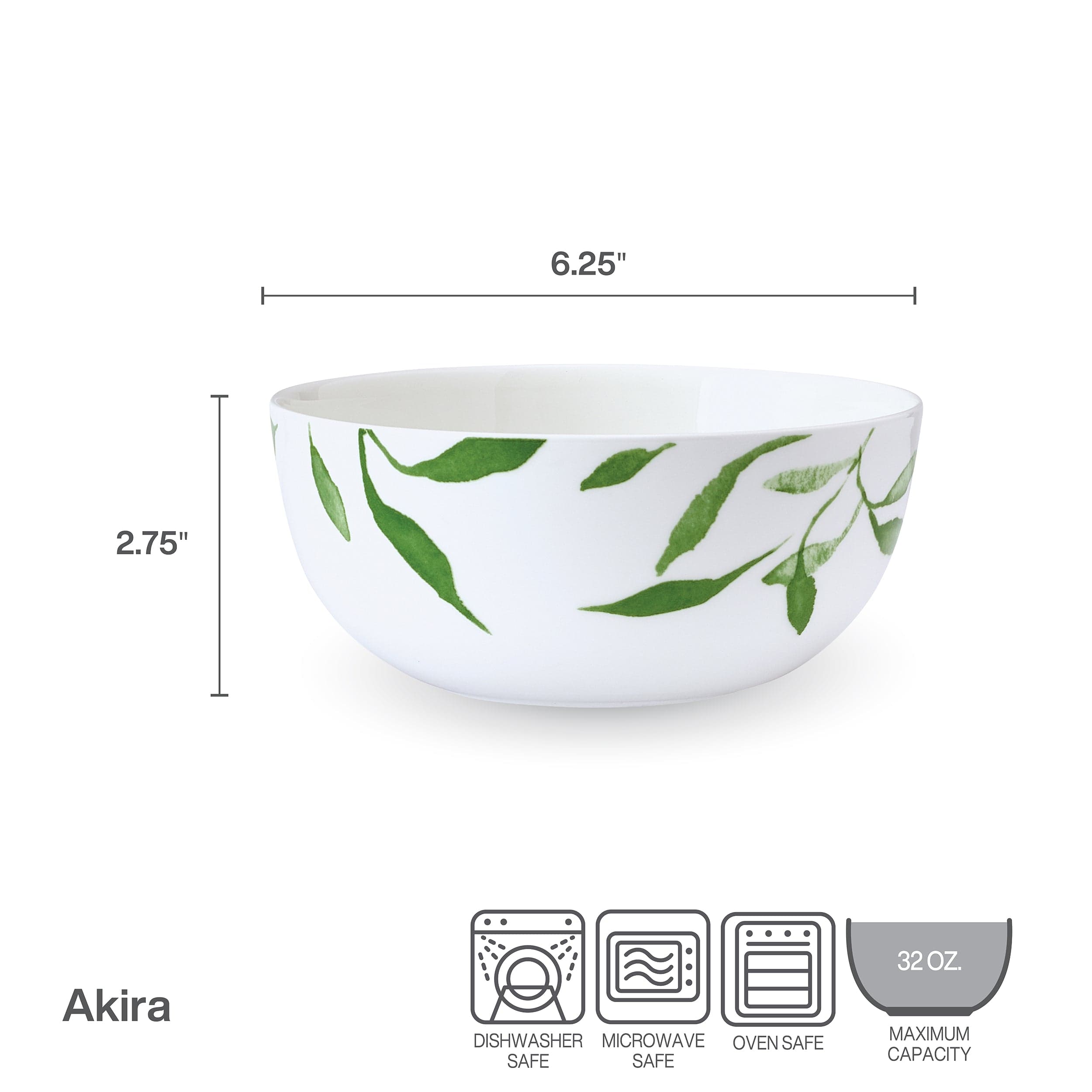 Akira Vegan Bone? Set of 4 Soup Cereal Bowls - Image 3