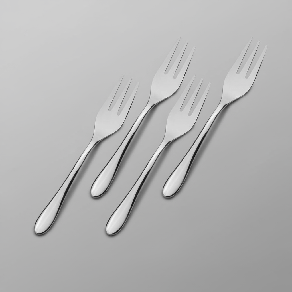 Ramsey Forged Set of 4 Appetizer Forks - Image 2
