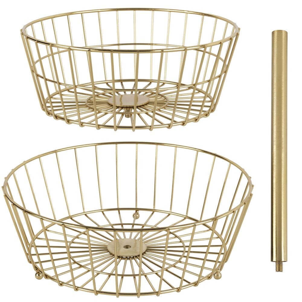 Geneva Gold 2 Tier Fruit Storage Basket - Image 6
