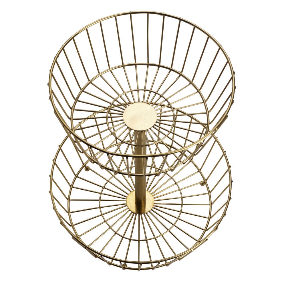 Geneva Gold 2 Tier Fruit Storage Basket - Image 5