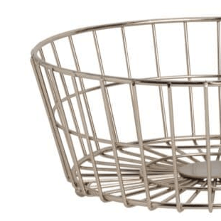 Geneva Nickel Fruit Storage Basket with Banana Hook - Image 4