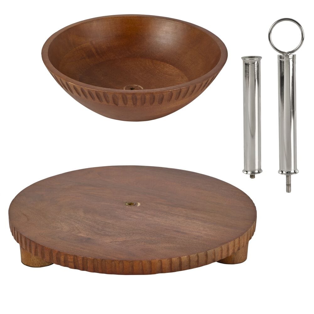 Hamden 2 Tier Serving Basket and Platter - Image 4