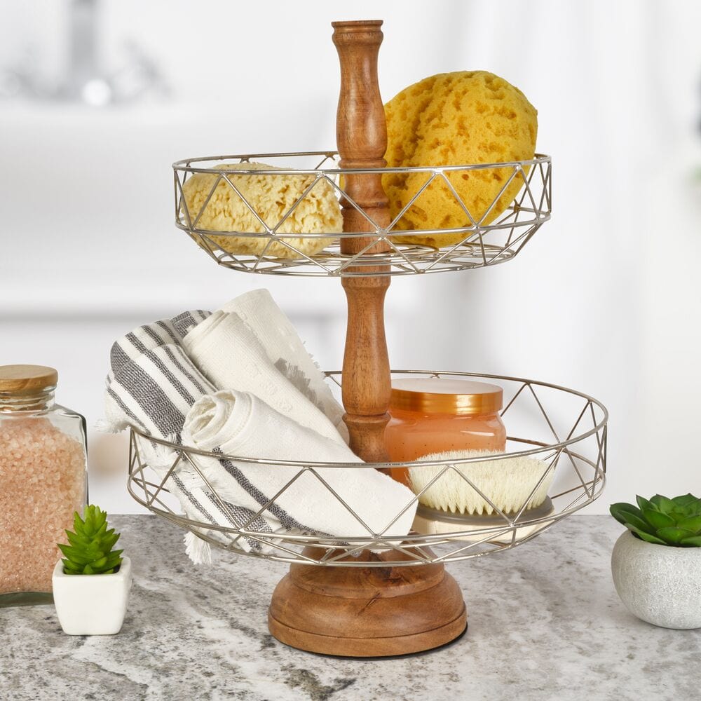 Sidney 2 Tier Fruit Storage Basket - Image 6