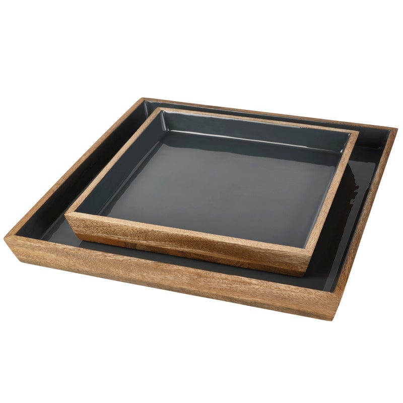 Samara Set of 2 Decorative Coffee Table Serve Trays - Image 4