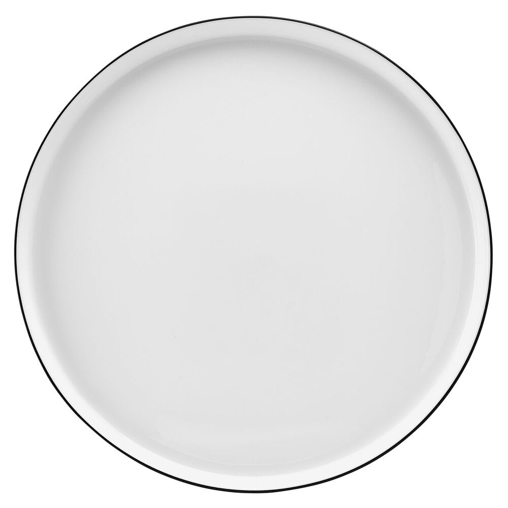 Samantha Banded Black 12 Piece Dinnerware Set. Service for 4 - Image 4