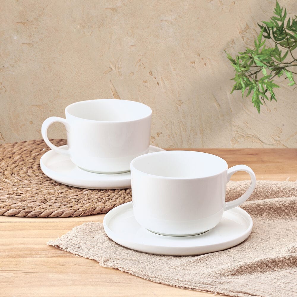Samantha Set of 2 Teacups and Saucers - Image 2