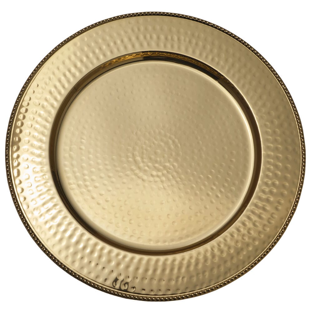 Gold Set of 4 Charger Plates - Image 7