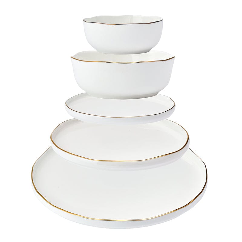Adelaide Gold 20 Piece Dinnerware Set. Service for 4 - Image 10