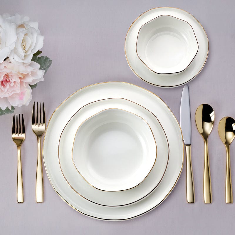 Adelaide Gold 20 Piece Dinnerware Set. Service for 4 - Image 2