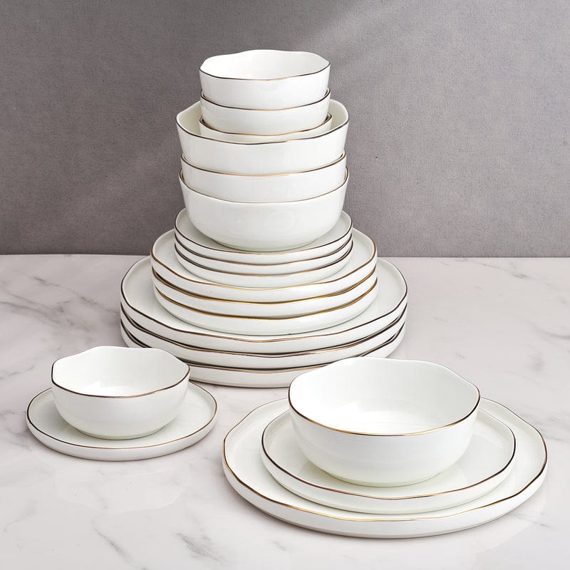 Adelaide Gold 20 Piece Dinnerware Set. Service for 4 - Image 4