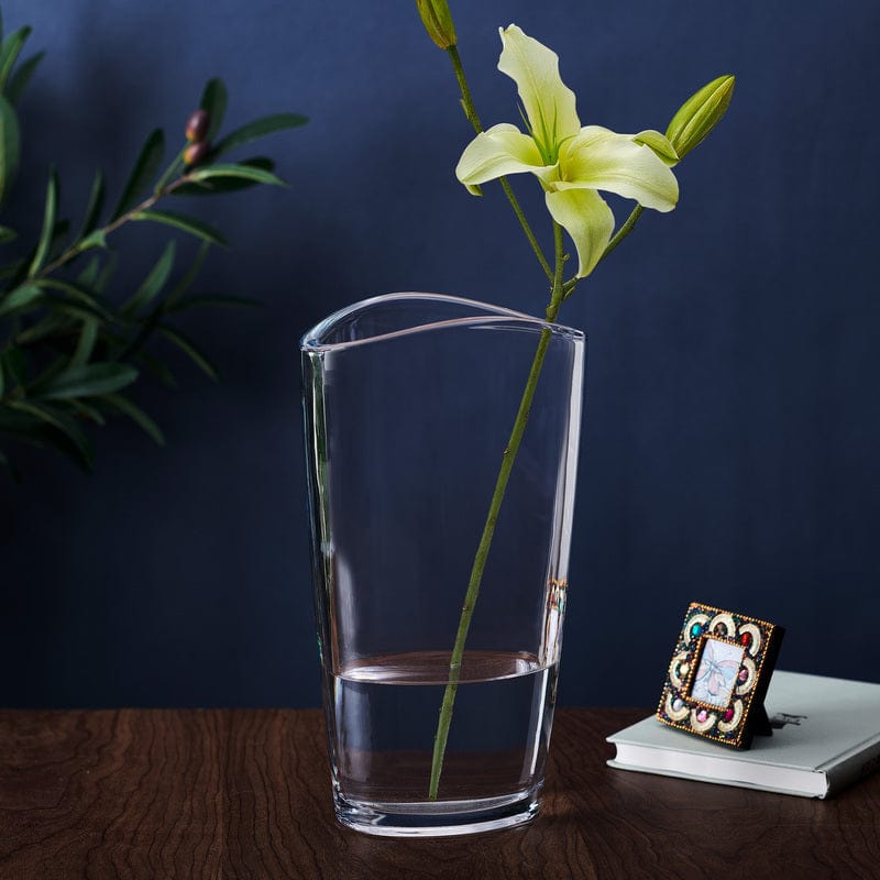Alister 11.75 Inch Crystal Vase - Image 2