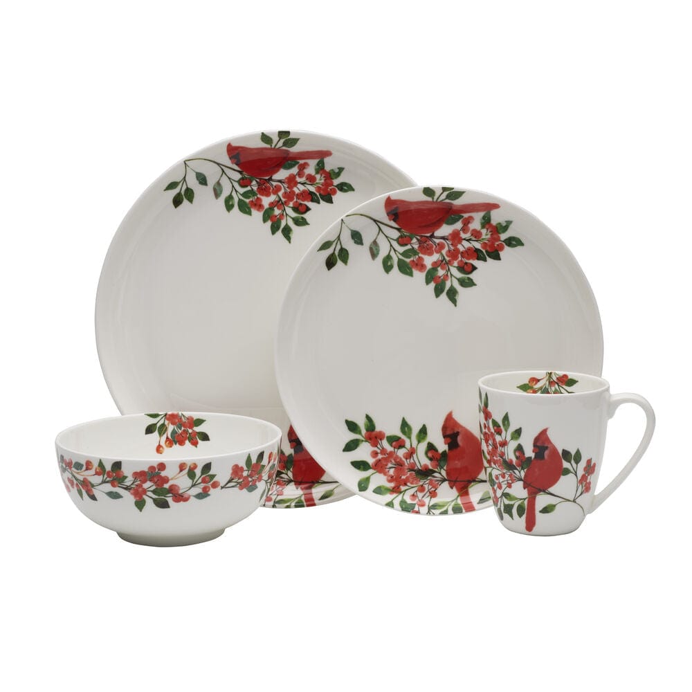 Cardinal Leaves 16 Piece Dinnerware Set. Service for 4 - Image 8