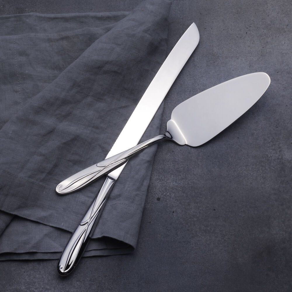 Cocoa Blossom Cake Knife and Server Set - Image 4