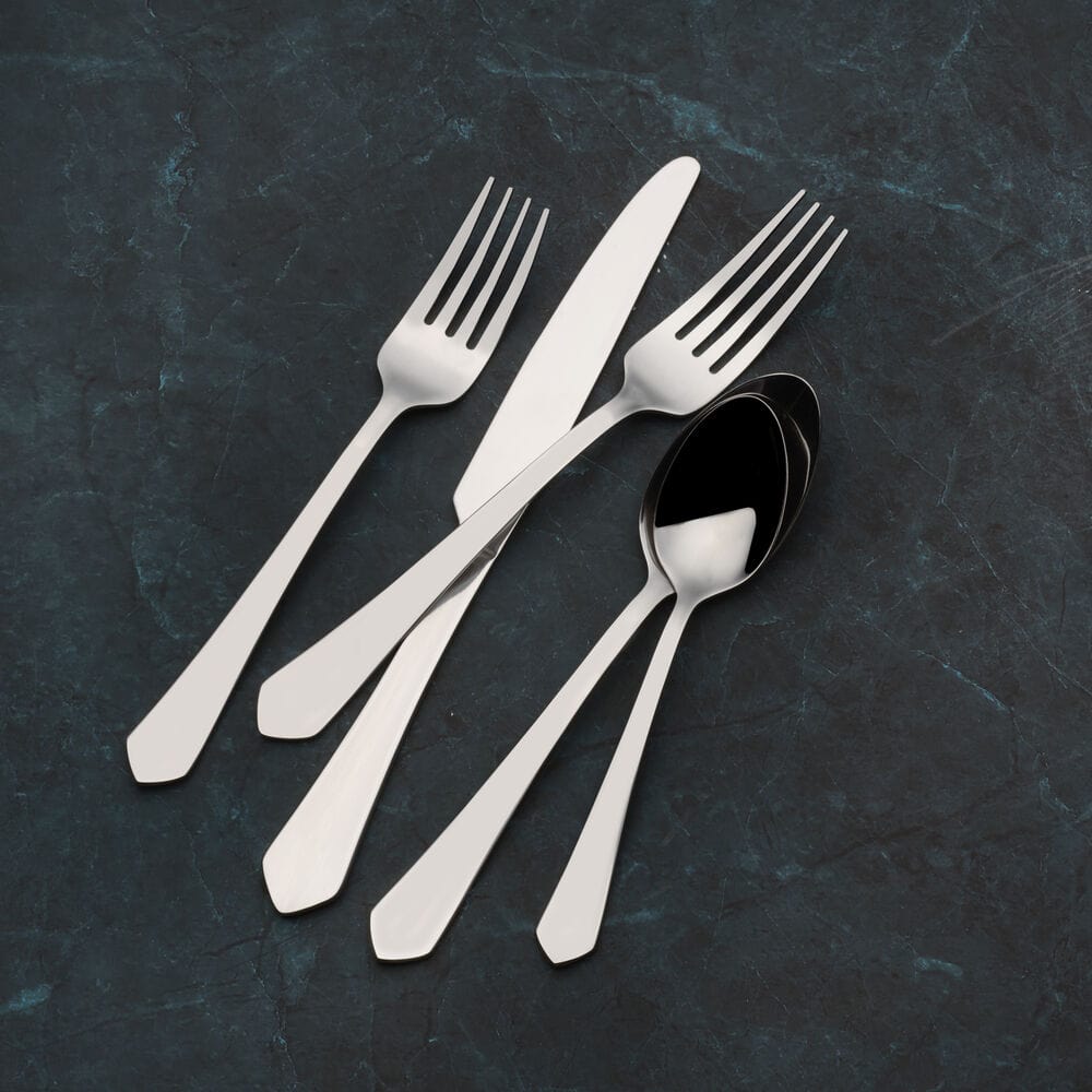 Almond 20 Piece Flatware Set. Service for 4 - Image 6