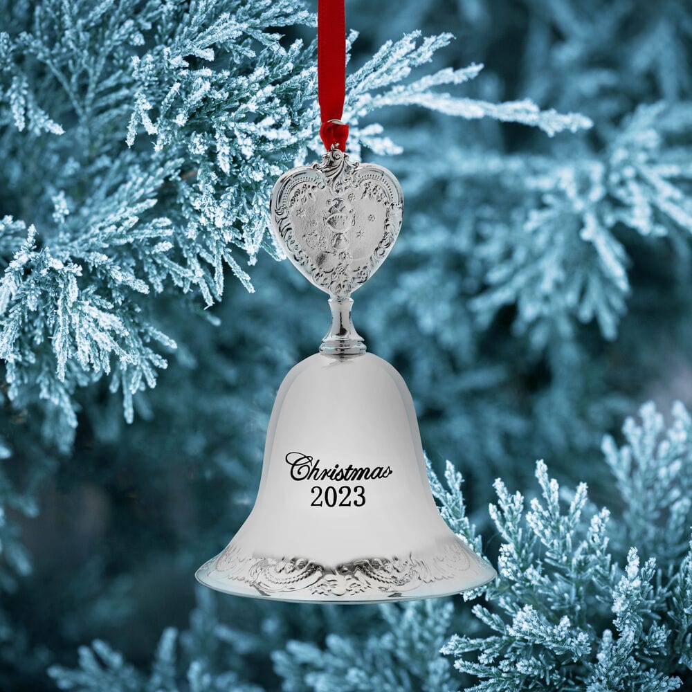 Grande Baroque 2023 Silver Plated Bell Ornament 29th Edition - Image 2