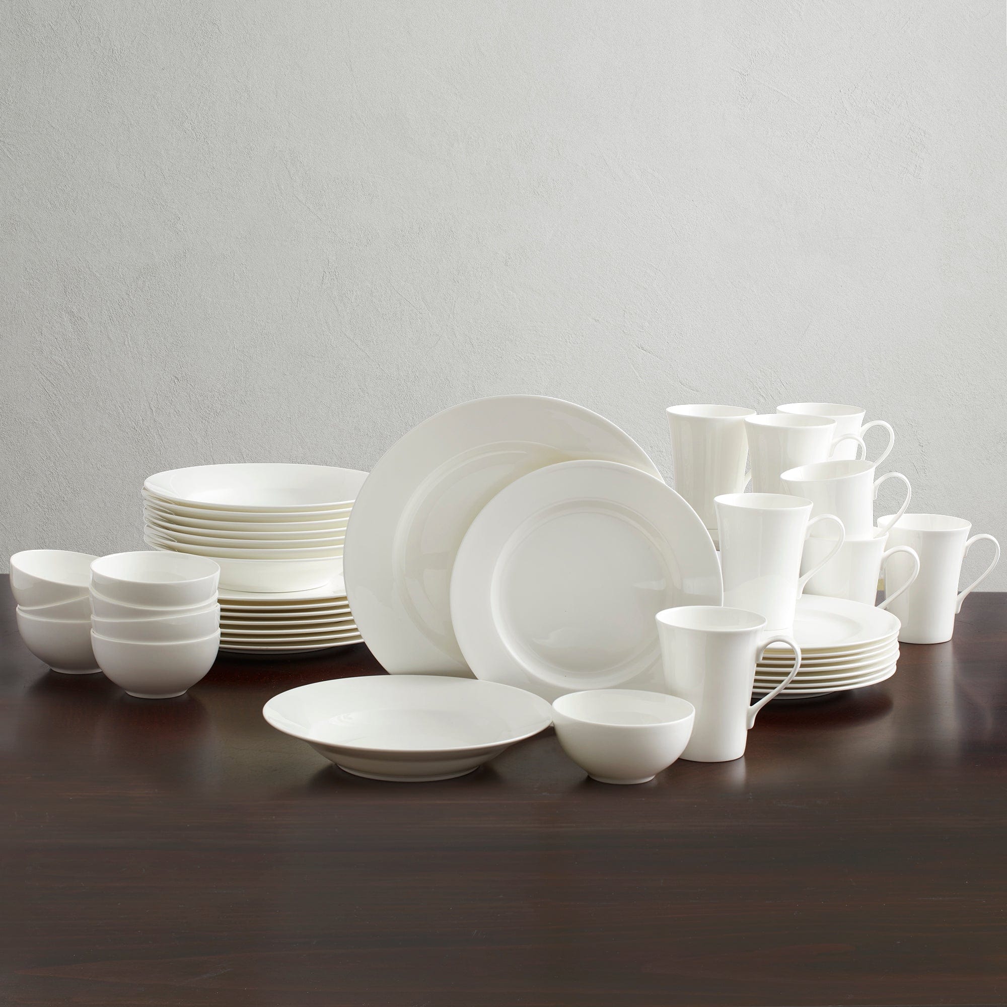 Lucerne White 40 Piece Dinnerware Set. Service for 8 - Image 2