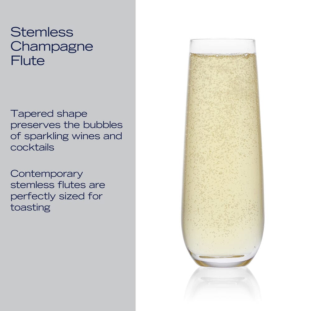 Lana Set of 4 Stemless Flute Glasses - Image 5